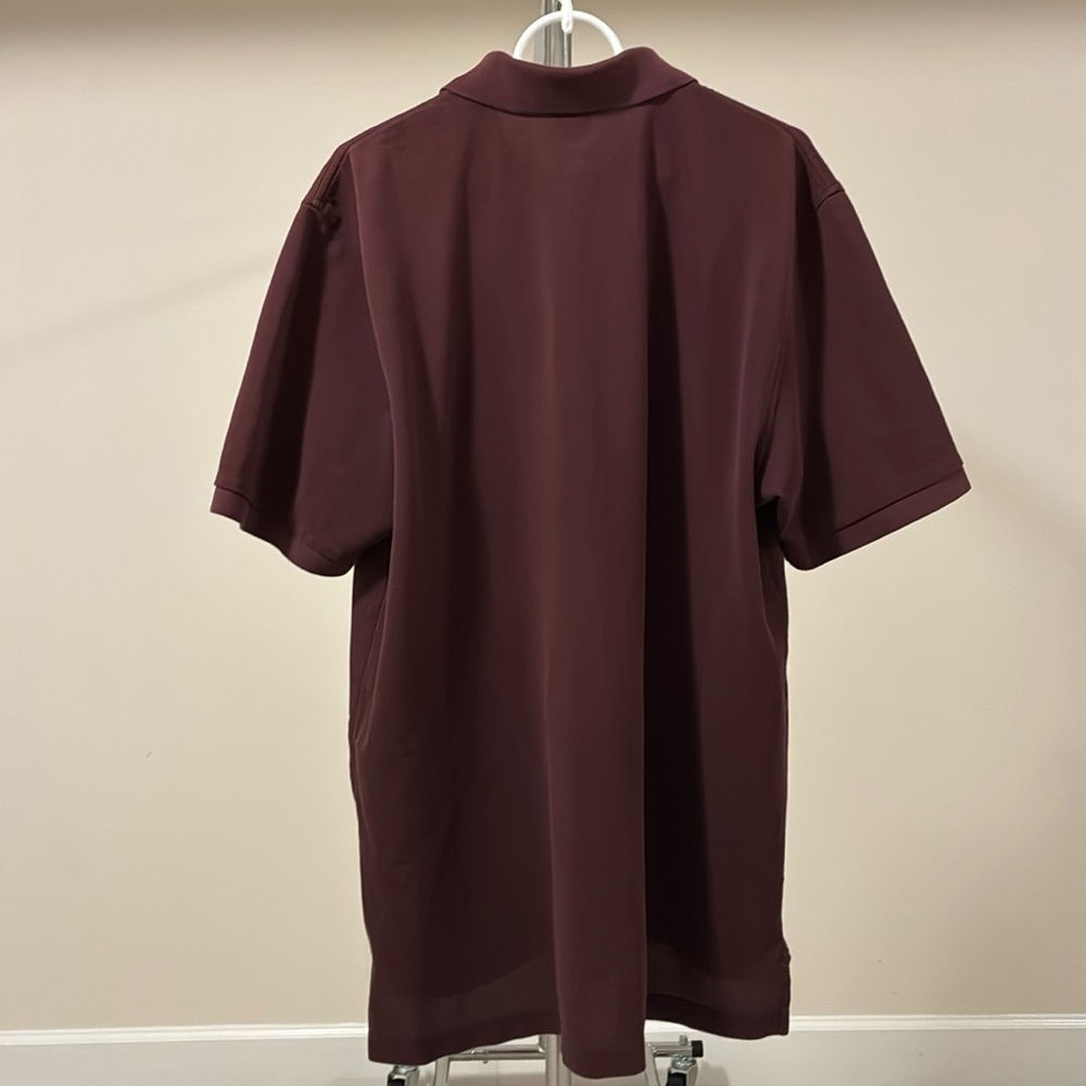 Brook Brothers Men’s Original Fit  Burgundy Performance Polo Shirt - Picture 2 of 7